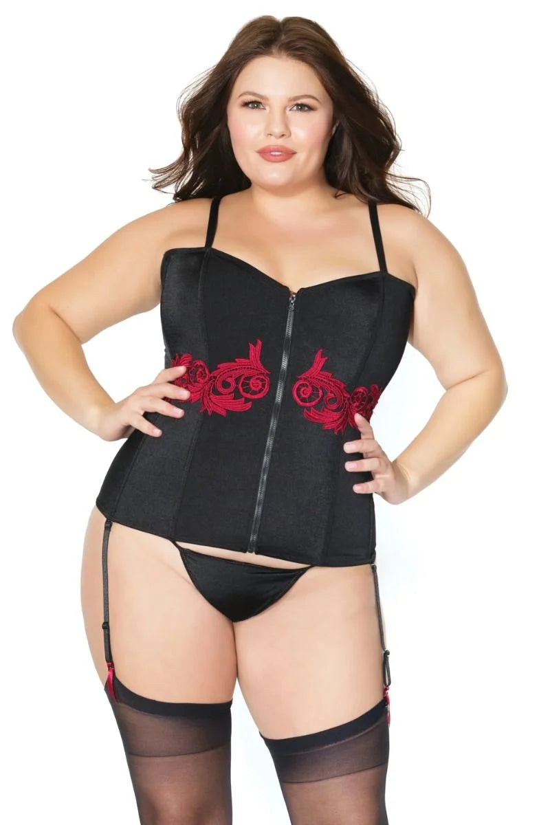 Yes Queen Corset Lace Up Back Fully Boned