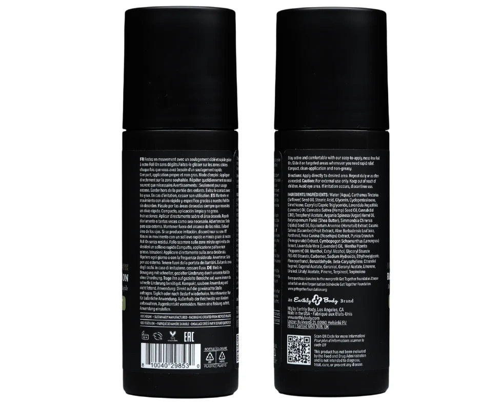 Earthly Body: Elevated Rapid Relief Roll On Classic Mint