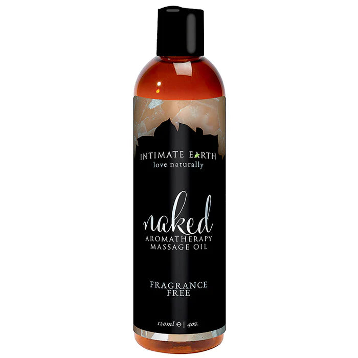 Intimate Earth Naked Fragrance Free Aromatherapy Massage Oil