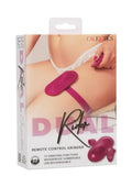 Dual Rider Grinder Rechargeable Silicone Vibrator with Remote Control
