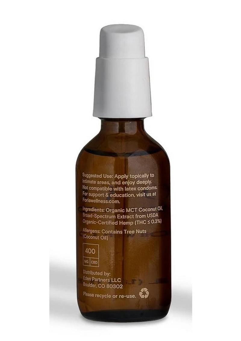 Foria Intimacy Sex Oil -ENHANCED