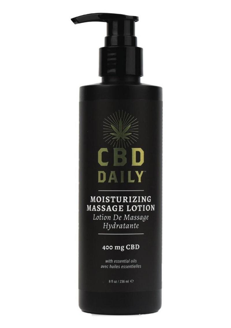 Earthly Body 400mg ENHANCED Daily Moisturizing Massage Lotion