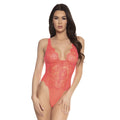 Eyelash Lace & Mesh Teddy