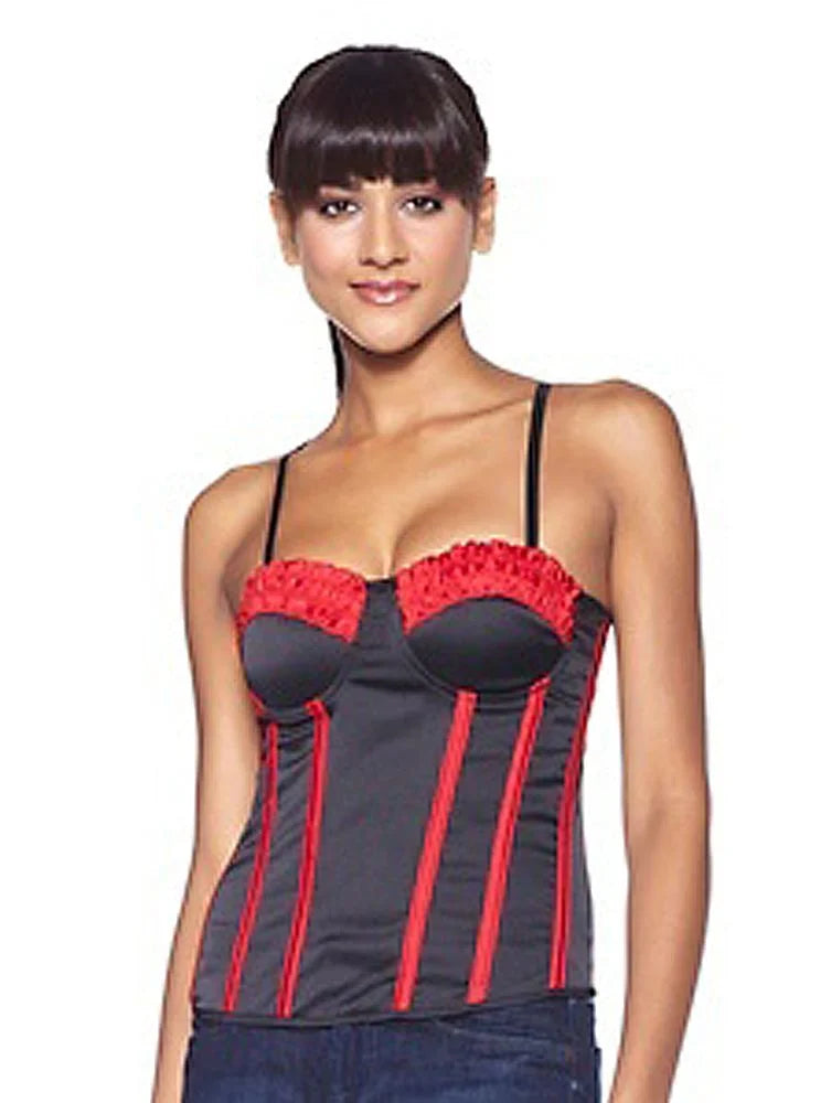 Lace and Satin Boned Corset