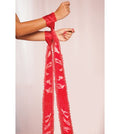 Red Satin Bondage Ties